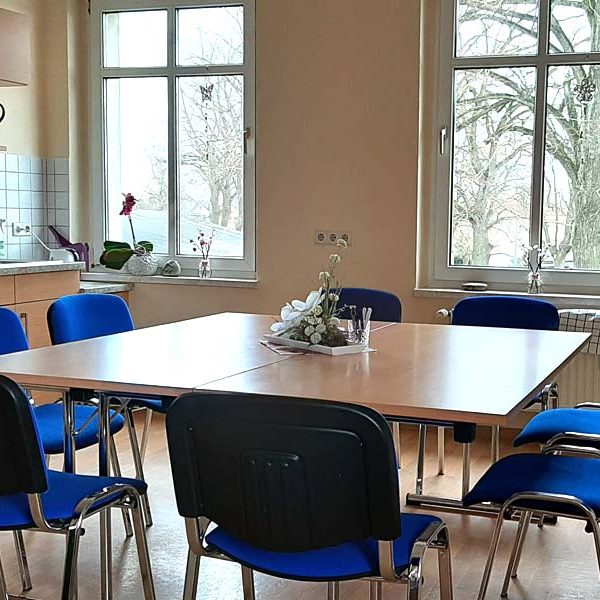 Gruppenraum in der Suchthilfe-Beratungsstelle Parchim