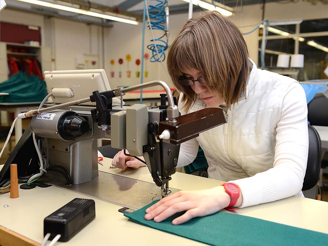 Arbeitsbereich Näherei