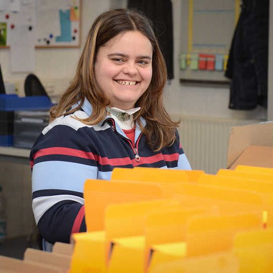 Arbeitsbereich Verpackung, Konfektion und Montage