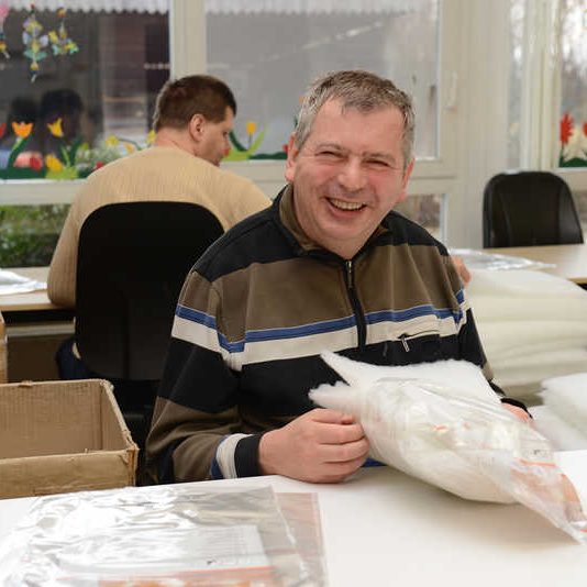 Arbeitsbereich Verpackung, Konfektion und Montage