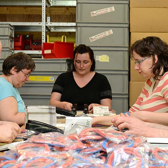 Werkstätten - Arbeitsbereich Verpackung, Konfektion und Montage