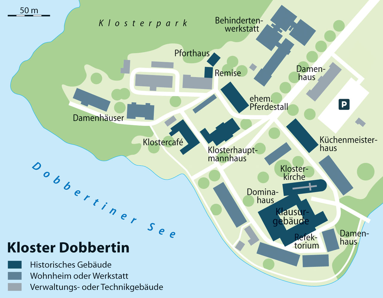 Kloster Dobbertin - Karte